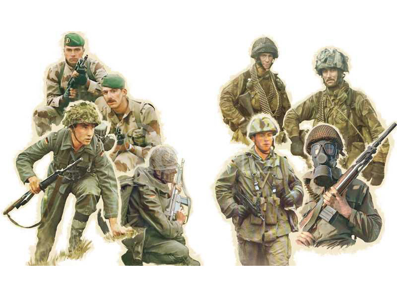 Italeri figurky - vojáci NATO (1980) (1:72)