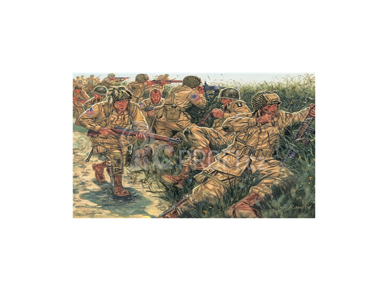 Italeri figurky - WWII - US PARATROOPERS (1:72)
