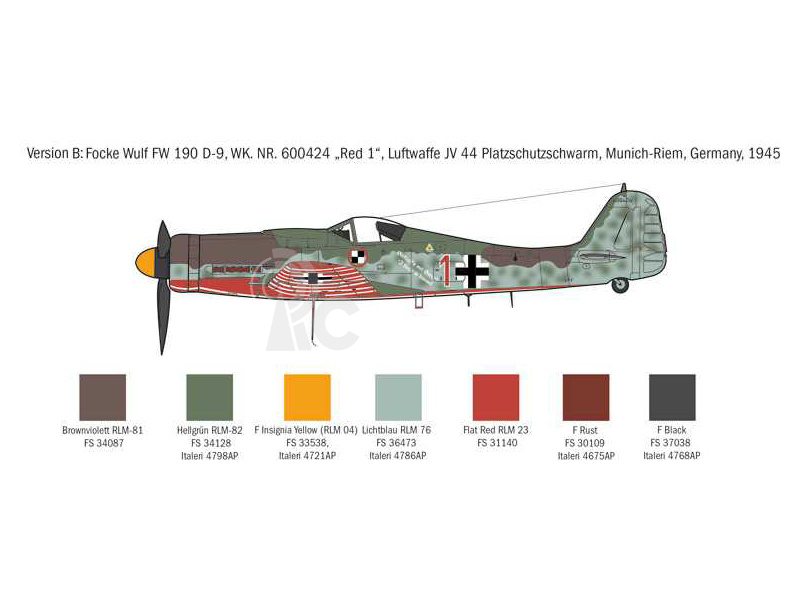 Italeri Focke-Wulf Fw-190 D-9 (1:72)