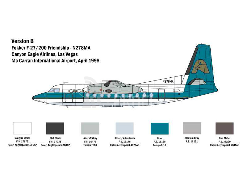 Italeri Fokker F 27 Friendship (1:72)