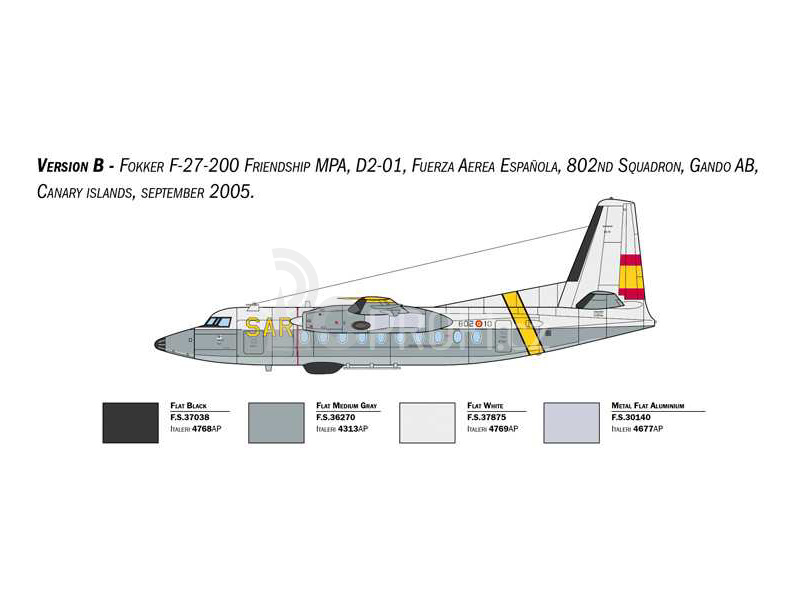 Italeri Fokker F-27 SAR (1:72)