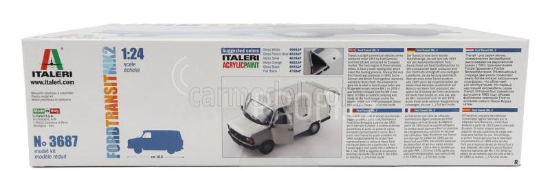 Italeri Ford england Transit Mkii Van Gas 1979 1:24 /