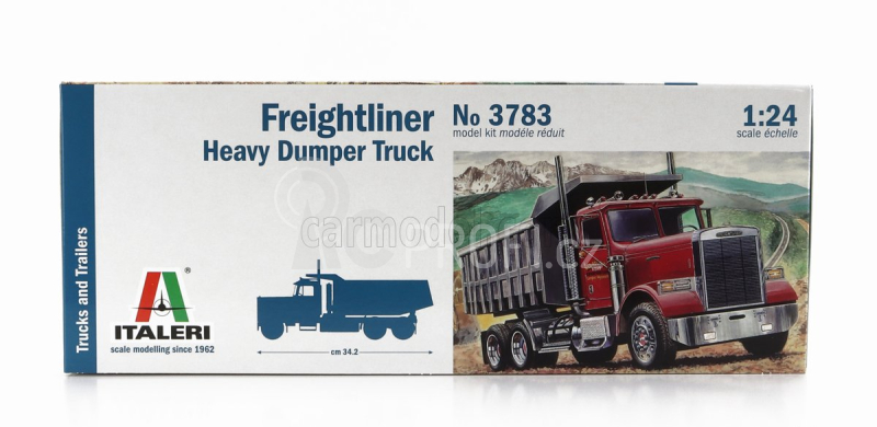 Italeri Freightliner Flc Heavy Dumper Truck 3-assi 1996 1:24 /