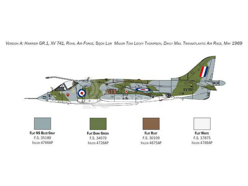 Italeri Harrier GR.1 Transatlantic Air Race 50. výročí (1:72)
