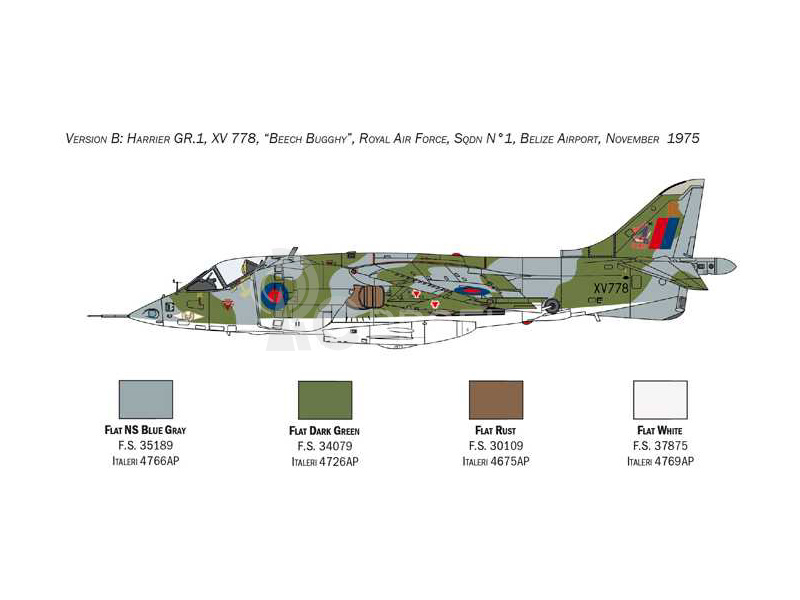 Italeri Harrier GR.1 Transatlantic Air Race 50. výročí (1:72)