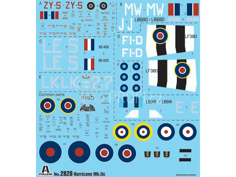 Italeri Hawker Hurricane Mk.II C (1:48)