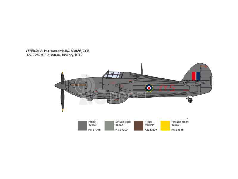 Italeri Hawker Hurricane Mk.II C (1:48)