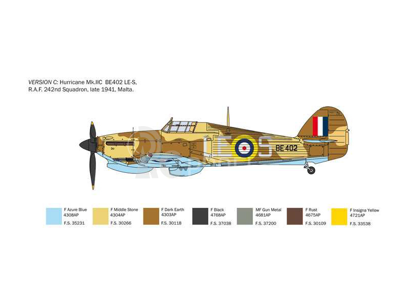 Italeri Hawker Hurricane Mk.II C (1:48)