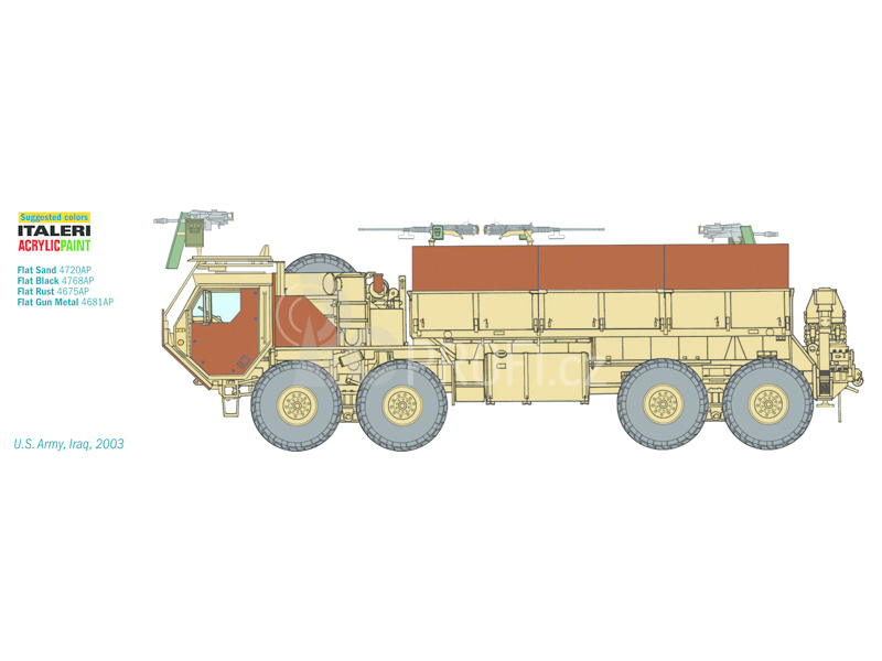 Italeri HEMTT Gun Truck (1:35)