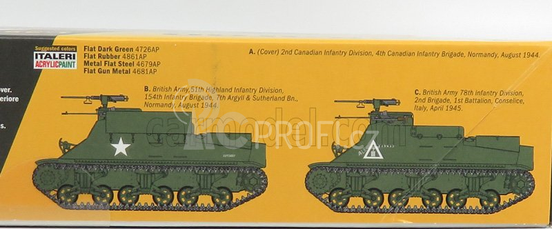 Italeri Howitzer M7 Kangaroo Tank  1944 1:35 /