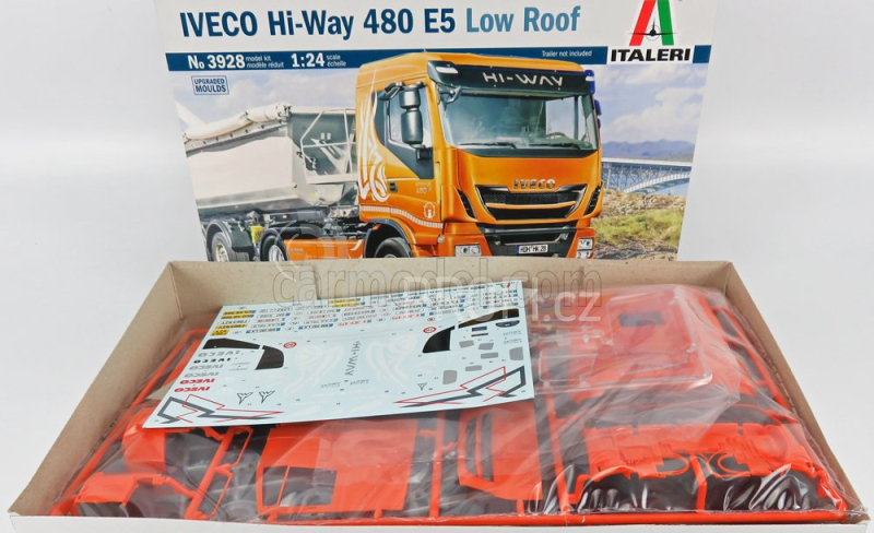 Italeri Iveco fiat Stralis 480 Euro 6 Hi-way Tractor Truck 2-assi 2016 1:24 /