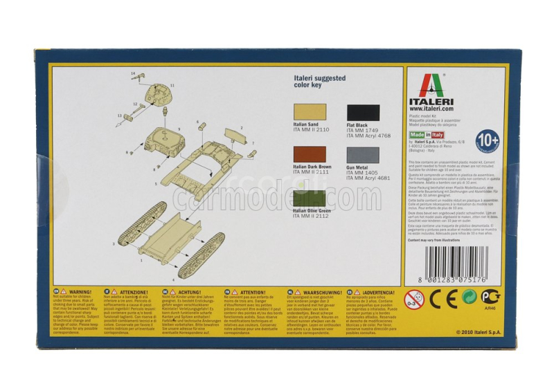Italeri Iveco fiat Tank Ansaldo M13/40 Military 1942 1:72 /