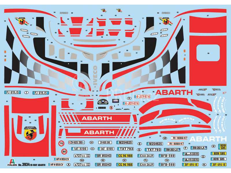 Italeri Iveco HI-WAY E5 Abarth (1:24)