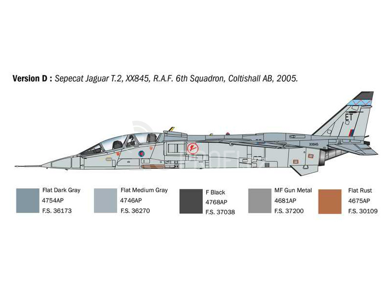 Italeri Jaguar T.2 R.A.F. Trainer (1:72)