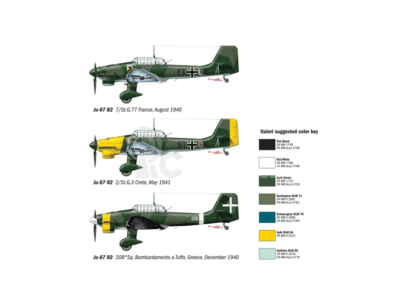 Italeri Junkers JU-87 B-2/R-2 Stuka (1:72)
