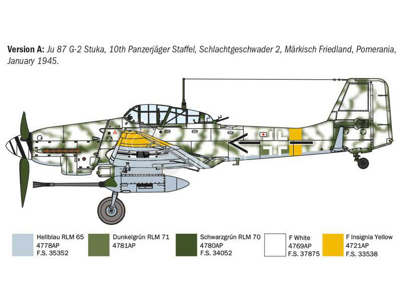 Italeri Junkers Ju-87 G-2 Kanonenvogel (1:72)