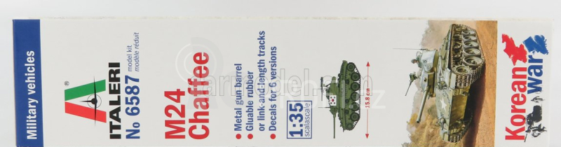 Italeri Kampfpanzer M24 Chaffee Military Tank Korean War 1944 1:35 /