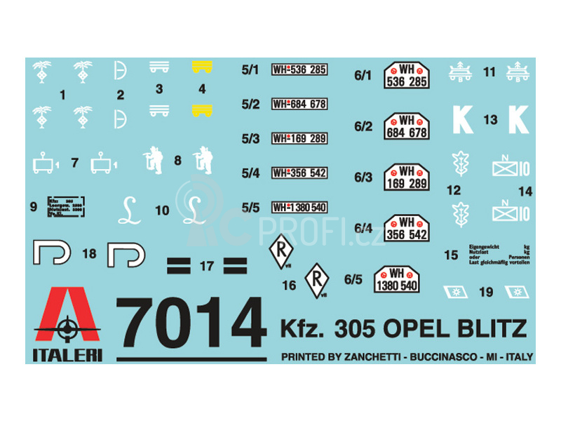 Italeri Kfz. 305 OPEL BLITZ (1:72)
