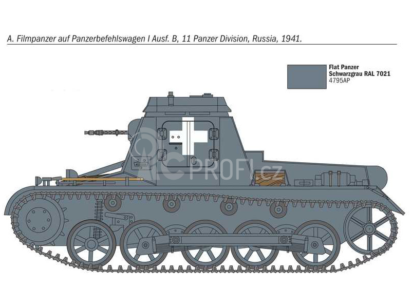 Italeri Krupp Sd. kfz. 265 Panzerbefehlswagen (1:72)