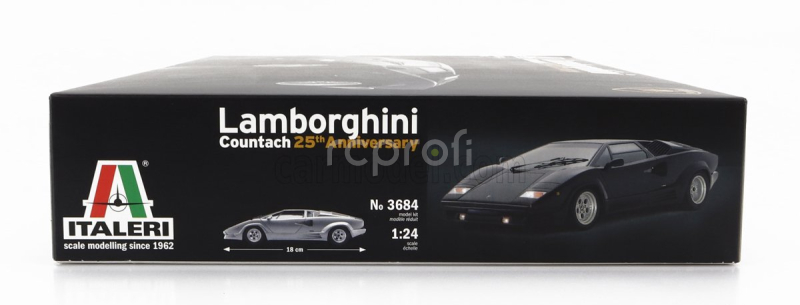 Italeri Lamborghini Countach 25th Anniversary 1989 1:24 /