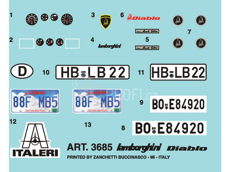 Italeri Lamborghini Diablo (1:24)