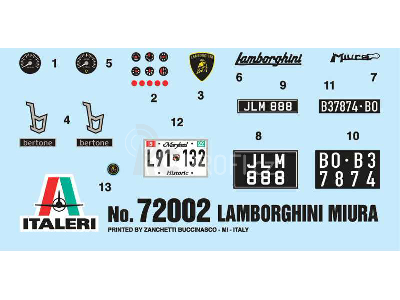 Italeri Lamborghini Miura (1:24)
