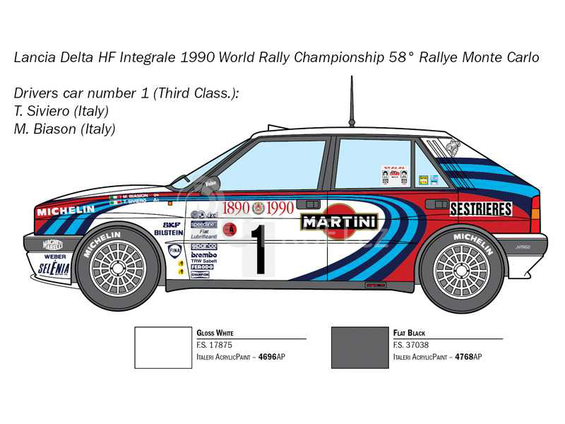 Italeri Lancia Delta HF Integrale (1:24)