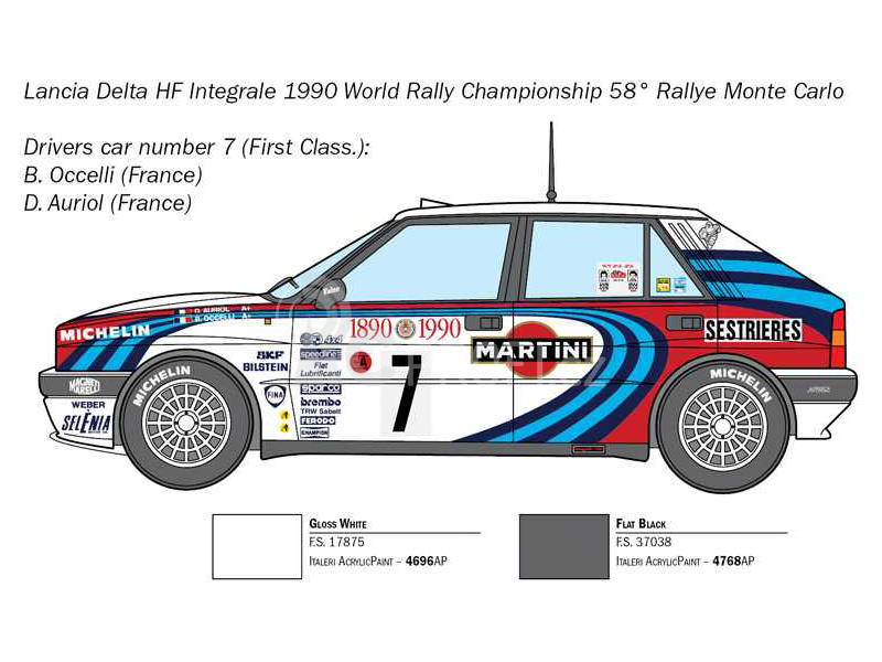 Italeri Lancia Delta HF Integrale (1:24)