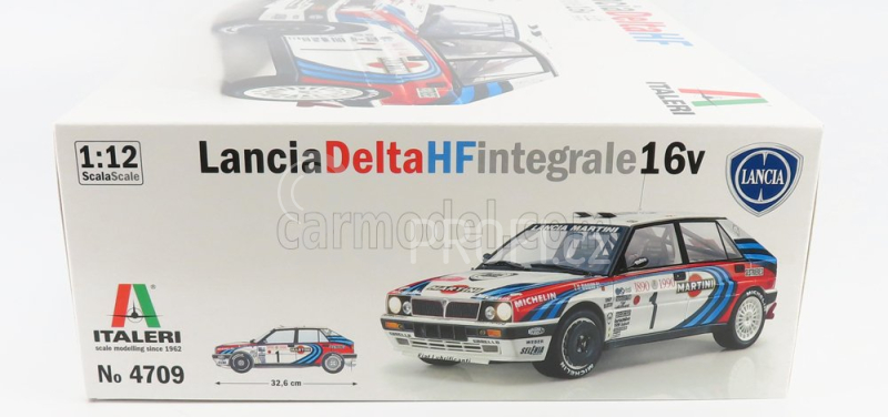 Italeri Lancia Delta Hf Integrale Martini 16v N 1 + Delta Hf Integrale 16v Martini N 7 1:12