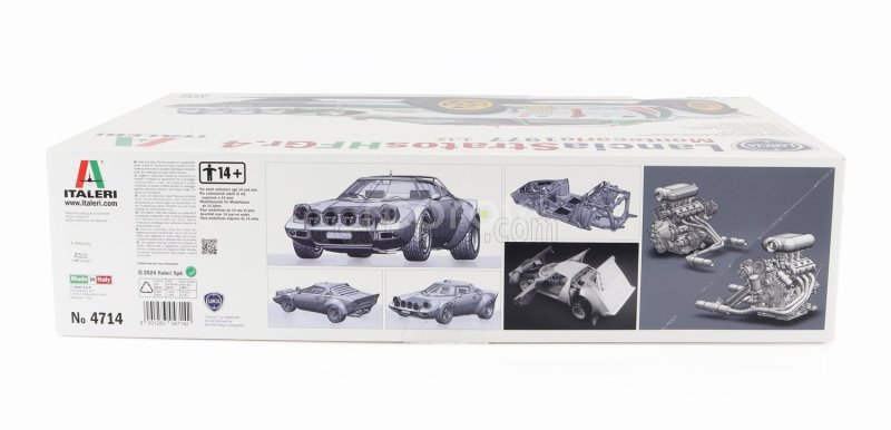 Italeri Lancia Stratos Hf Alitalia Gr.4 (night Version) N 1 Winner Rally Montecarlo 1977 Sandro Munari - Silvio Maiga + Stratos Hf Street Version 1974 1:12 /