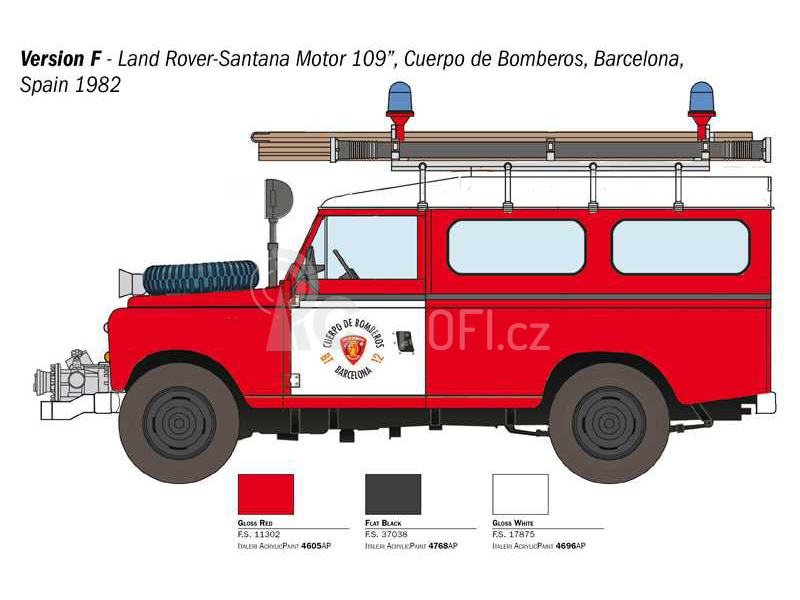 Italeri Land Rover Fire Truck (1:24)