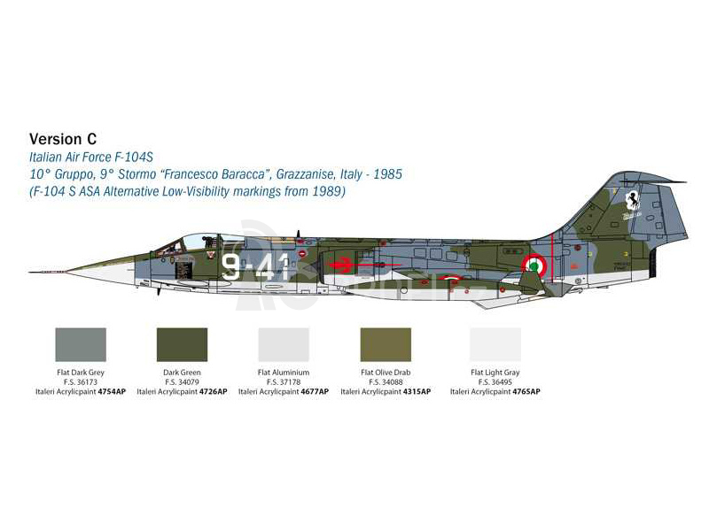 Italeri Locheed F-104 Starfighter G/S RF (1:32)