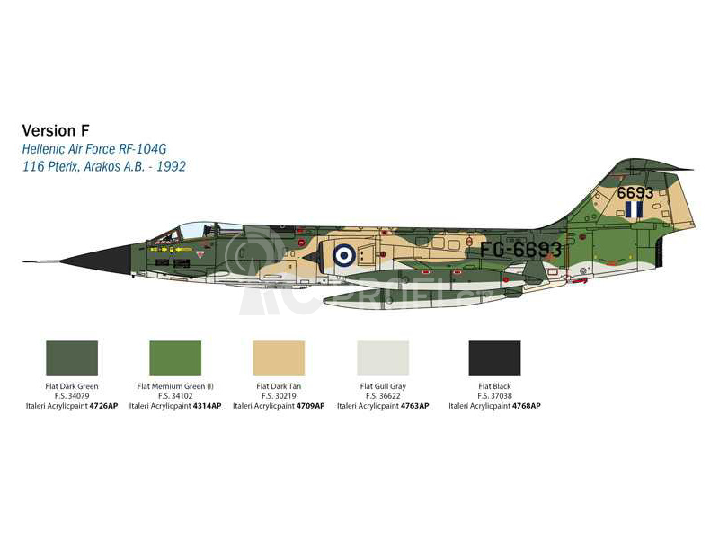 Italeri Locheed F-104 Starfighter G/S RF (1:32)