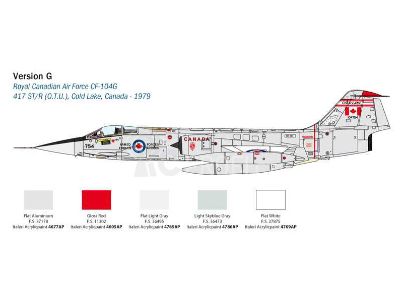 Italeri Locheed F-104 Starfighter G/S RF (1:32)