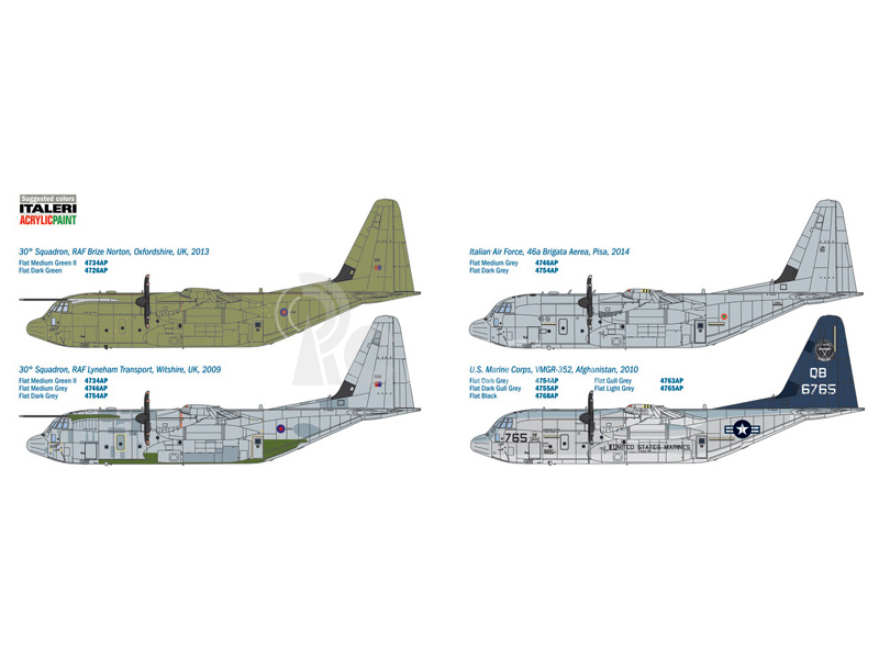 Italeri Lockheed C-130J C5 herkules (1:48)