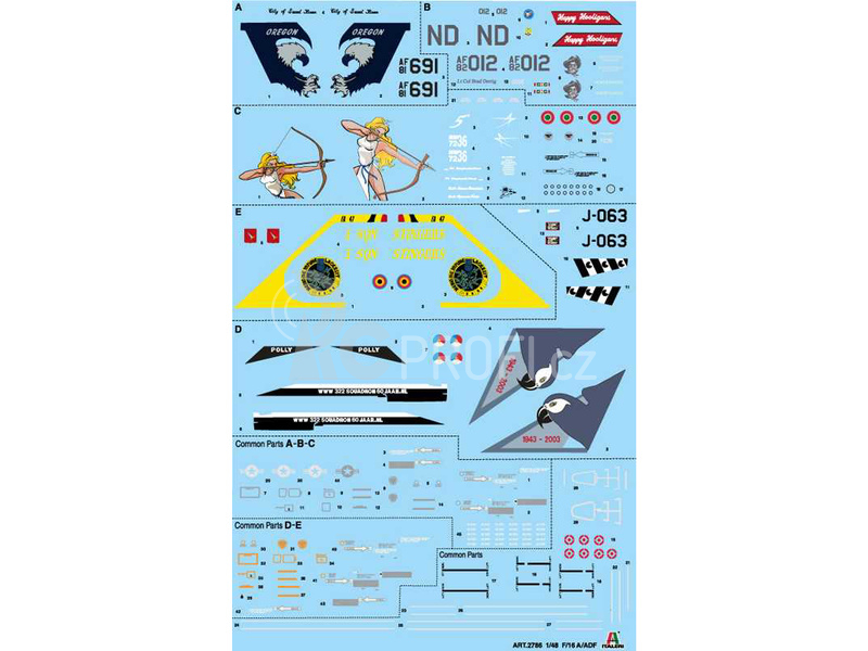 Italeri Lockheed F-16A Fighting Falcon (1:48)