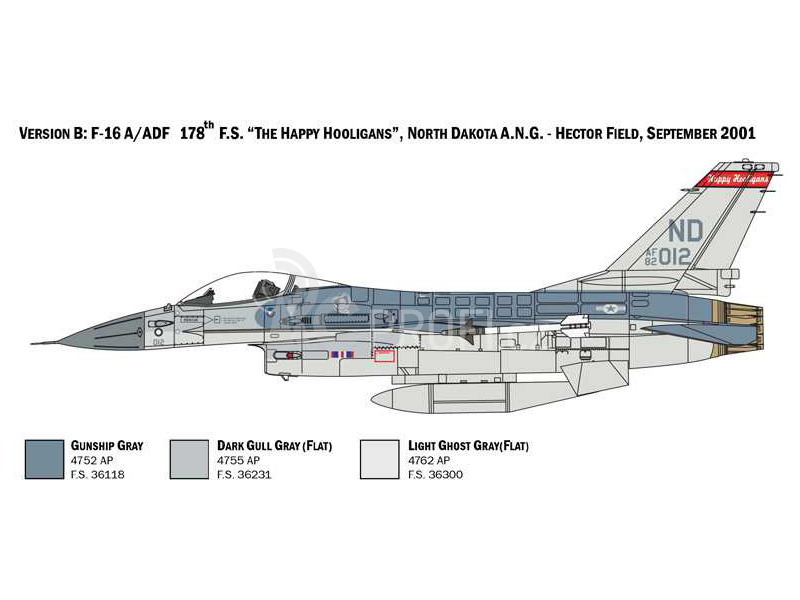 Italeri Lockheed F-16A Fighting Falcon (1:48)