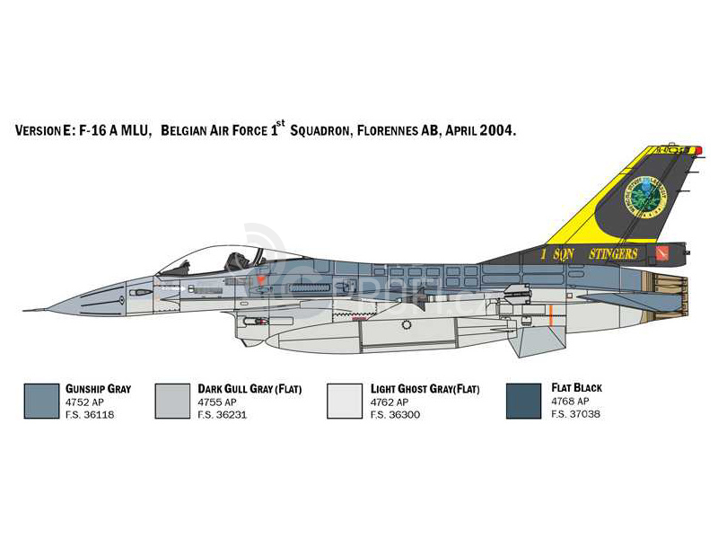 Italeri Lockheed F-16A Fighting Falcon (1:48)