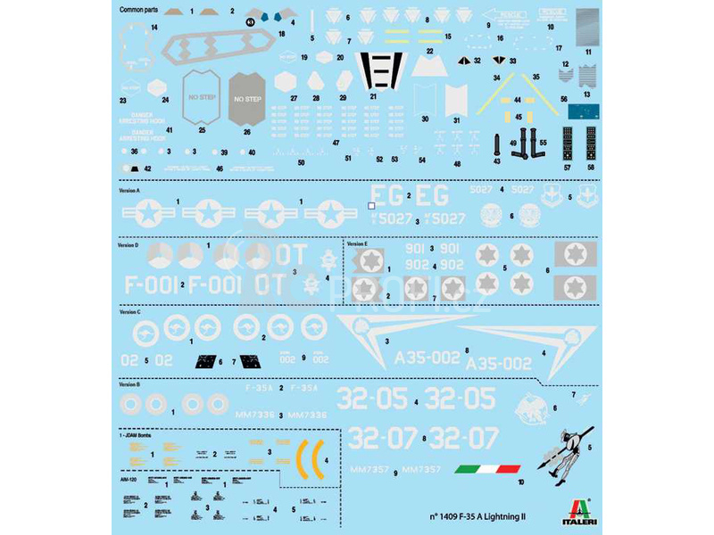 Italeri Lockheed F-35 A Lighting II CTOL (1:72)