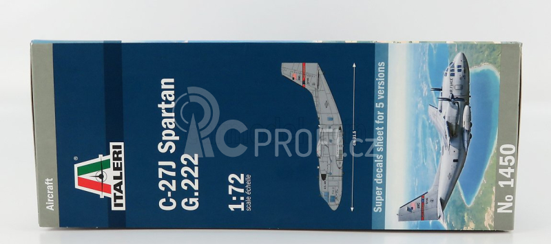 Italeri Lockheed martin C-27j Spartan Airplane Military 2007 1:72 /