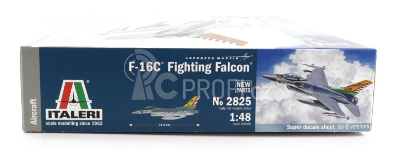 Italeri Lockheed martin F-16c Fighting Falcon Caccia Airplane 1978 1:48 /