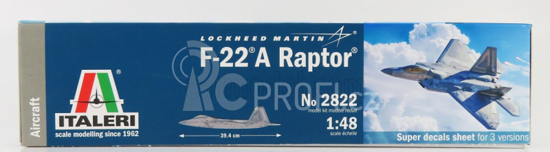 Italeri Lockheed martin F-22a Raptor Airplane Military 1:48