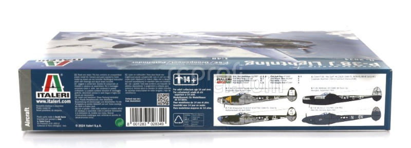Italeri Lockheed martin P-38j Lightning Caccia Airplane 1939 1:48 /