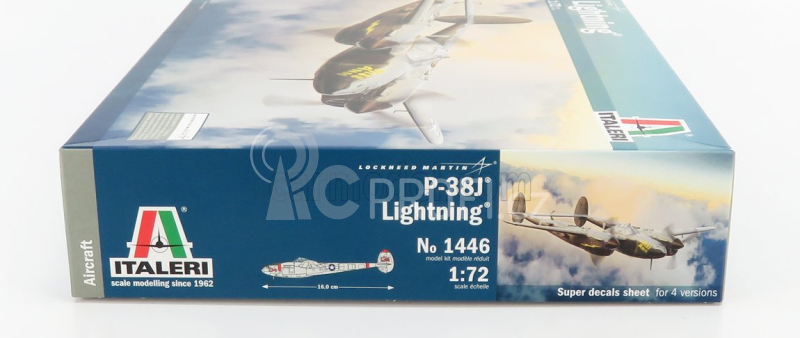 Italeri Lockheed martin P-38j Lightning Caccia Airplane 1939 1:72 /