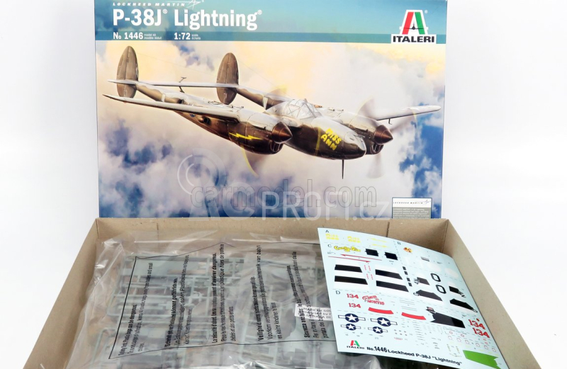 Italeri Lockheed martin P-38j Lightning Caccia Airplane 1939 1:72 /