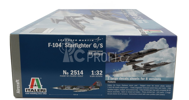 Italeri Lockheed martin Tf-104 G/s Starfighter Military Airplane 1958 1:32 /