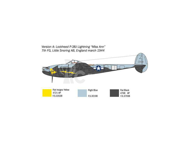 Italeri Lockheed P-38J Lightning (1:72)