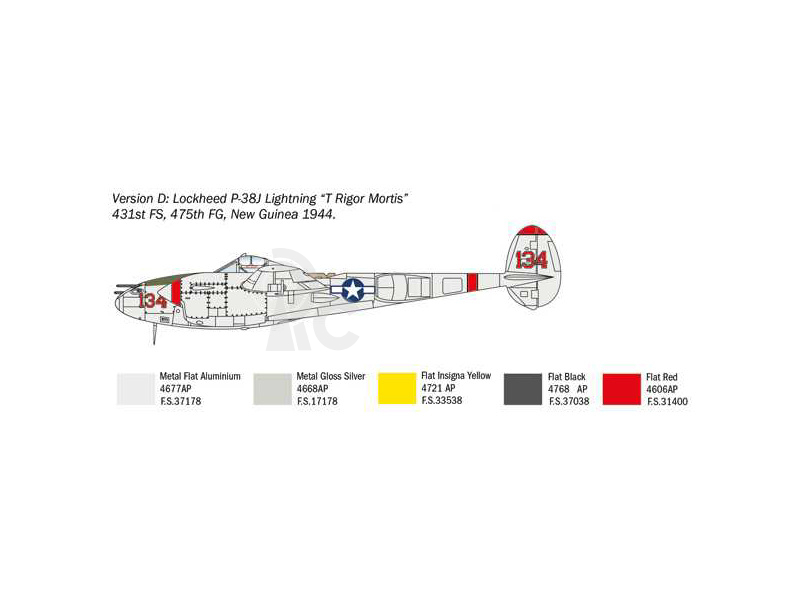 Italeri Lockheed P-38J Lightning (1:72)