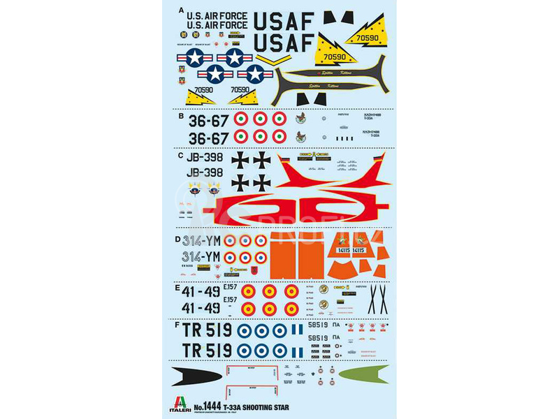Italeri Lockheed T-33A Shooting Star (1:72)