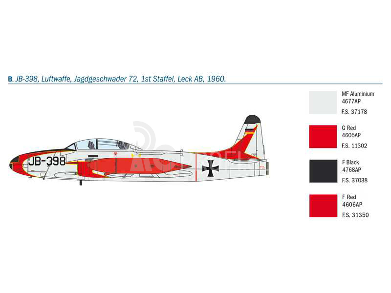 Italeri Lockheed T-33A Shooting Star (1:72)